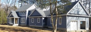 Custom Home with Vinyl Siding